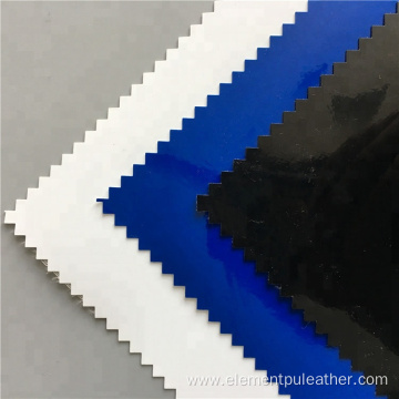 0.8mm Shiny Mirror Surface Pu Artificial Leather